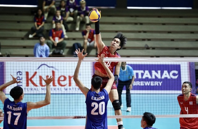 Bóng chuyền nam Thái Lan 'đánh bại' Á quân Việt Nam tại SEA Games 32