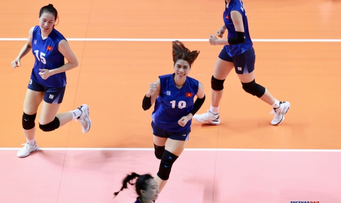 Bóng chuyền nữ Việt Nam giành vé 'đầu tiên' vào bán kết AVC Challenger Cup 2023