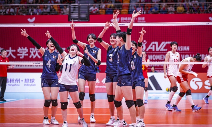 Đánh bại Trung Quốc, bóng chuyền nữ Nhật Bản lên ngôi vô địch U16 châu Á
