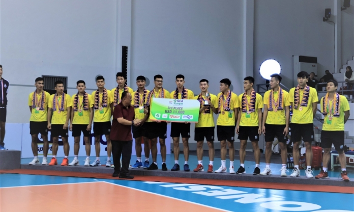 Bóng chuyền nam Việt Nam giành HCĐ chặng 1 SEA V.League 2023