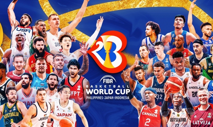 FIBA World Cup bóng rổ nam 2023 diễn ra ở 'thánh địa' Philippines, Nhật Bản và Indonesia