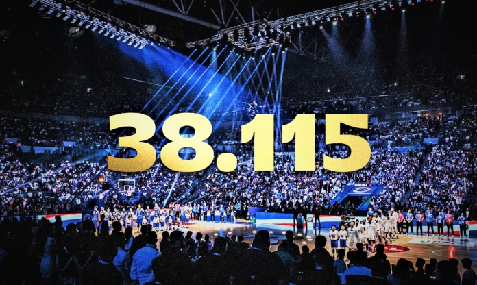 38.115 CĐV bóng rổ Philippines phá vỡ kỷ lục tồn tại 29 năm tại FIBA World Cup