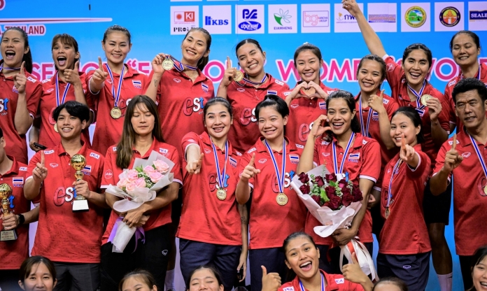 Trao thưởng cá nhân và đồng đội giải bóng chuyền nữ vô địch châu Á 2023: Thái Lan vô địch
