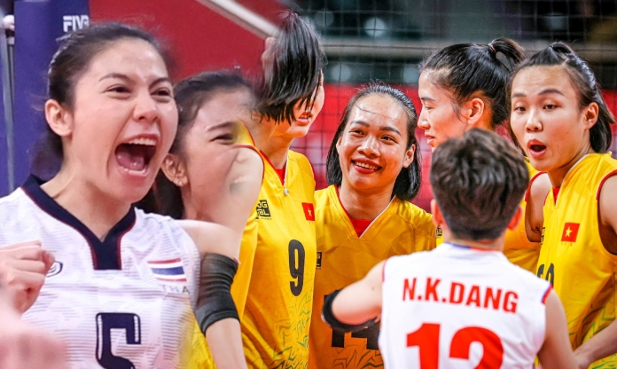 Bóng chuyền nữ Việt Nam và Thái Lan cầm chắc vé vào bán kết ASIAD 19