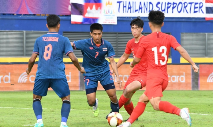 Highlights U22 Thái Lan vs U22 Singapore: Tạm lên ngôi đầu