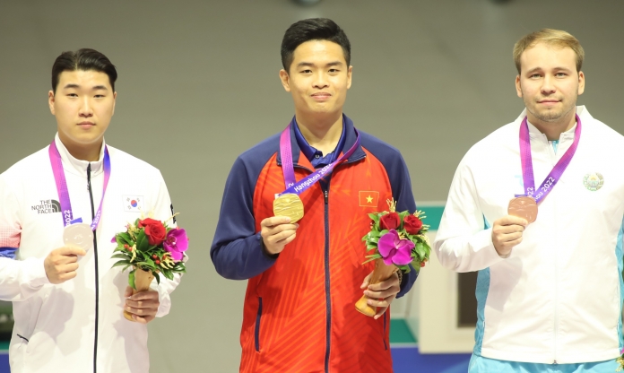Chuyên gia Hàn Quốc hết ngời khen ngợi xạ thủ Phạm Quang Huy