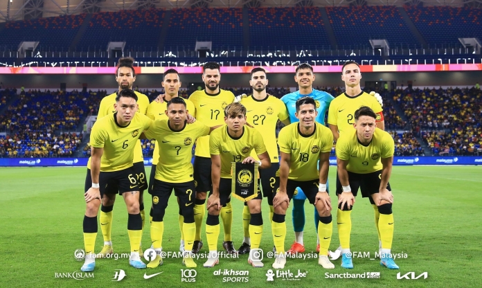 Malaysia được FIFA cộng số điểm lớn nhờ đội hình 'hợp chủng quốc'
