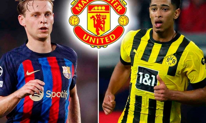 Từ bỏ Frenkie De Jong và Bellingham, MU 'đặt cọc' ngôi sao khiến tất cả phải trầm trồ