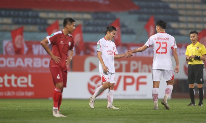 Viettel thắng dễ đội bóng tân binh ở Cúp Quốc Gia 2023