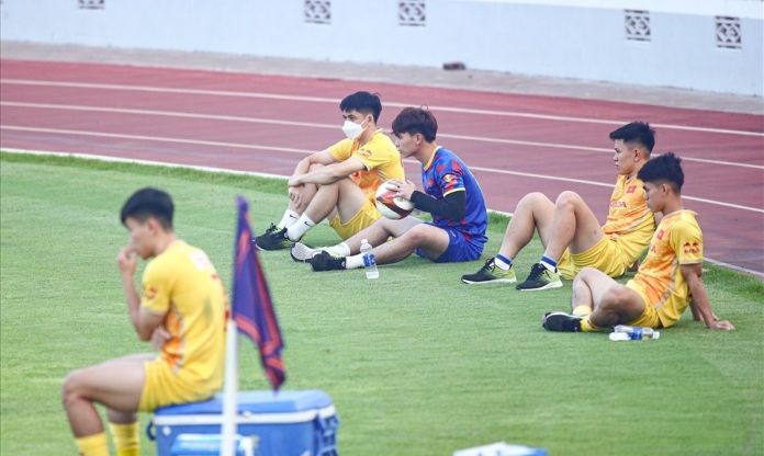 5 cầu thủ phải ngồi ngoài trong buổi tập của U22 Việt Nam