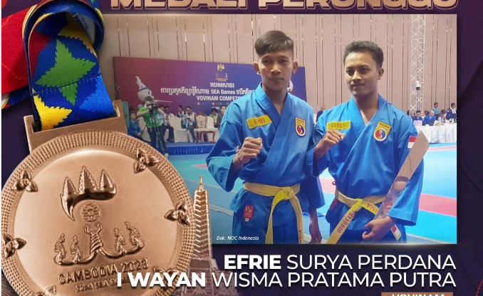 Cán bộ trại giam Indonesia đoạt huy chương ở SEA Games 32
