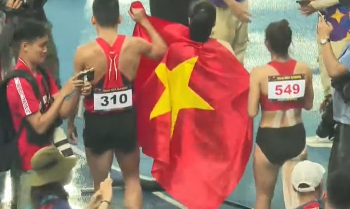 Đánh bại Thái Lan, điền kinh Việt Nam giành HCV nội dung 4x400m hỗn hợp