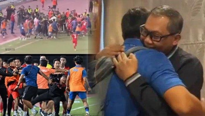 Trợ lý U22 Thái Lan khóc lóc, xin lỗi vì tác động vật lý trưởng đoàn Indonesia