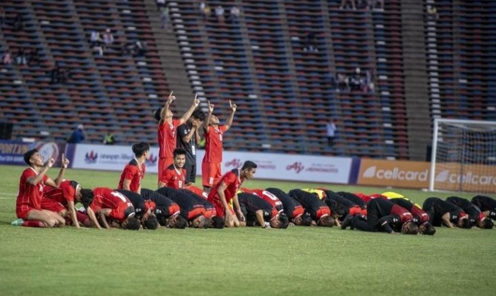 Indonesia bất ngờ bị hiểu lầm sau 'hành động lạ' tại SEA Games