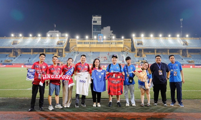 CLB Công An Hà Nội và CLB Lion City Sailors công bố hợp tác lịch sử nhằm kỷ niệm quan hệ Việt Nam - Singapore