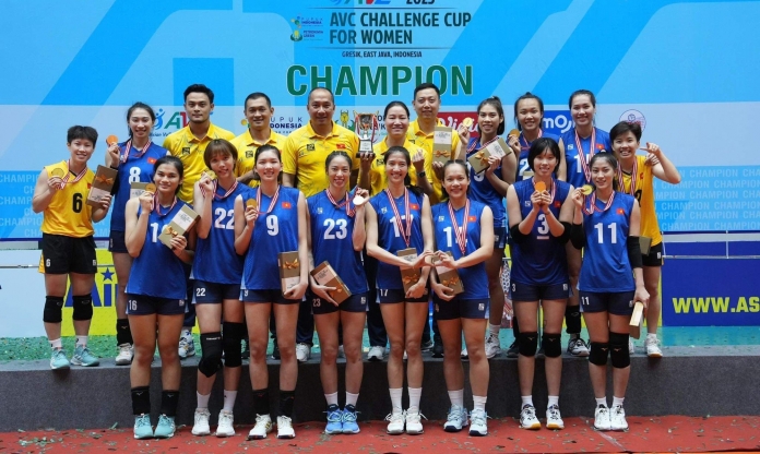 12 đội bóng tham dự AVC Challenge Cup 2024