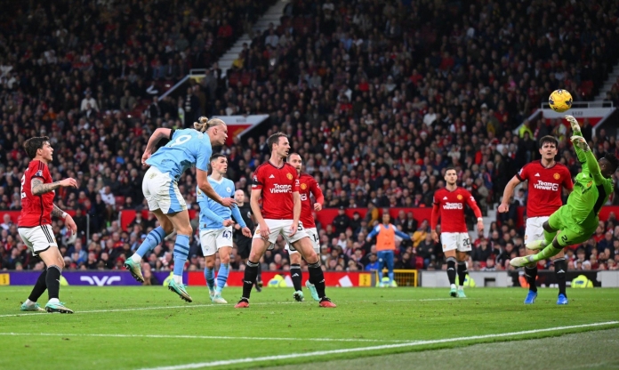 Trực tiếp MU 0-2 Man City: Lại là Haaland
