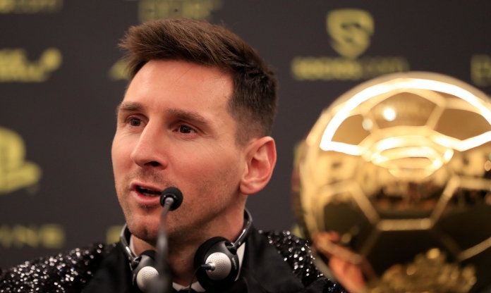 Hình ảnh rõ ràng, xác định vị trí của Messi ở Quả bóng vàng 2023