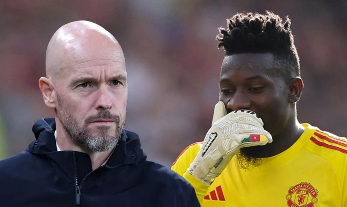 Onana đối mặt án cấm khoác áo MU, Ten Hag lần đầu lên tiếng