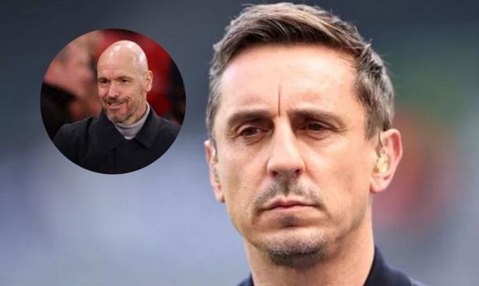 Gary Neville lên tiếng ủng hộ Erik ten Hag
