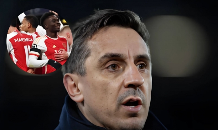 Gary Neville: 'Tôi hy vọng Arsenal sẽ đánh bại Bayern Munich'