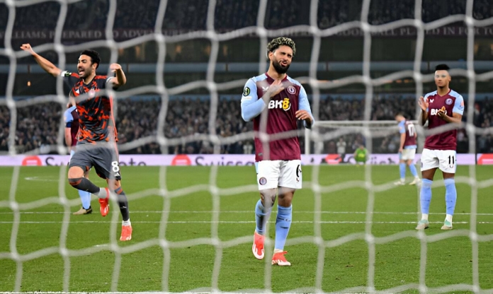 Aston Villa thủng 4 trái trước Olympiacos, bóng đá Anh nguy cơ sạch bóng tại cúp châu Âu