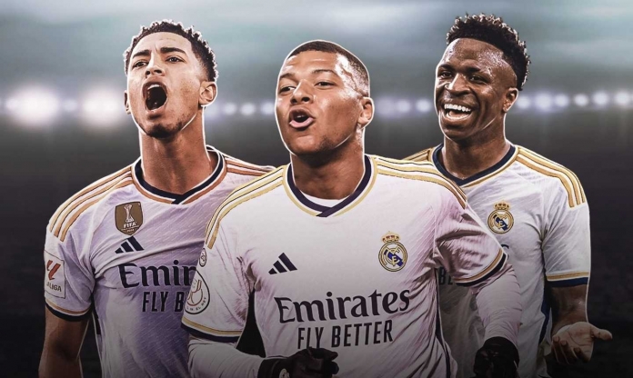 Hàng công 'thiên biến vạn hóa' của Real với sự góp mặt của Mbappe?