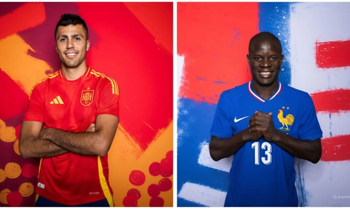 3 điểm nóng trong cuộc đối đầu Tây Ban Nha vs Pháp: Rodri đấu Kante