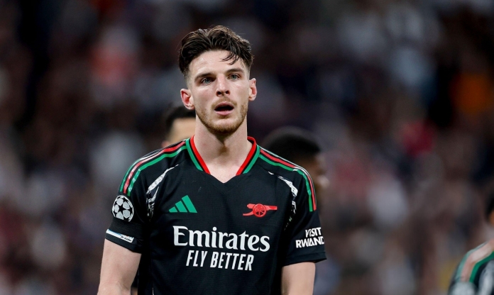 Declan Rice mắng 'xối xả' đồng đội Arsenal trong trận thắng Real