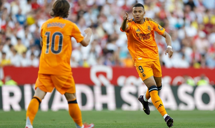 Mbappe và Bellingham lập công, Real thắng dễ Sevilla