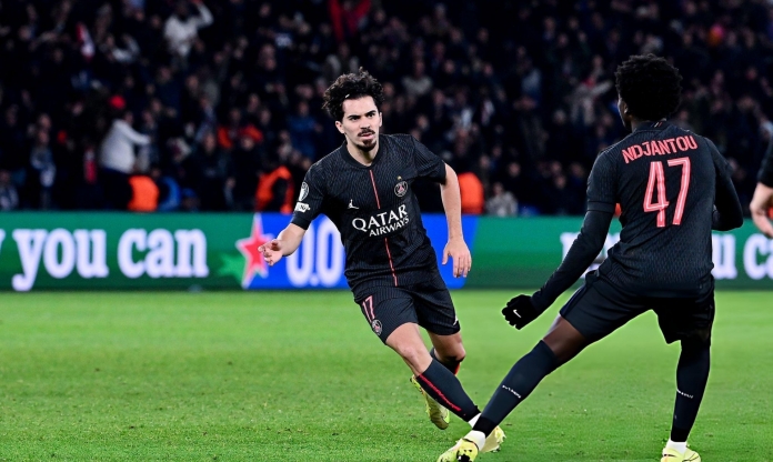 Vitinha lập hat-trick, PSG hạ Tottenham trong trận cầu 8 bàn