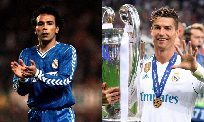 Huyền thoại Real khoe ghi nhiều bàn 'móc bóng' hơn Ronaldo