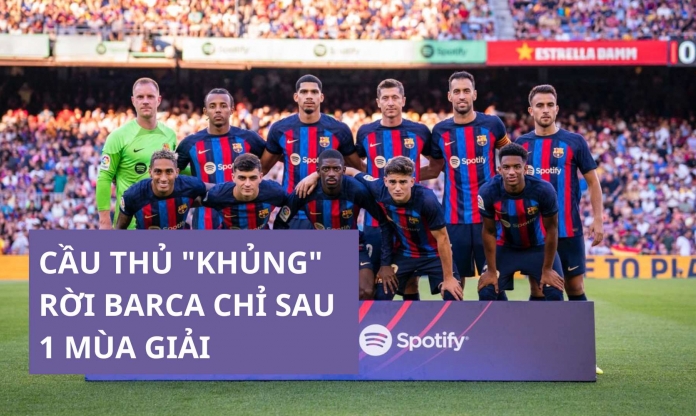 Tiền đạo 'giá khủng' của Barca sẵn sàng ra đi chỉ sau một mùa giải