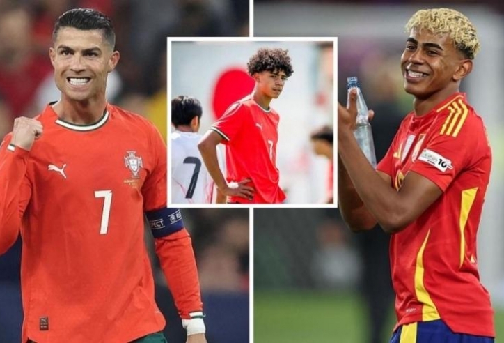 Con trai Ronaldo lên tiếng 'cà khịa' Yamal