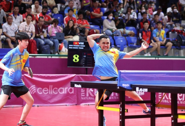 Anh Hoàng – Mai Ngọc viết lại lịch sử bóng bàn Việt Nam sau 26 năm