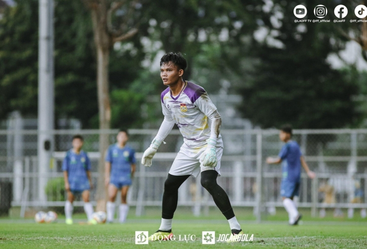 Thủ môn Lào được vinh danh trong trận với Indonesia