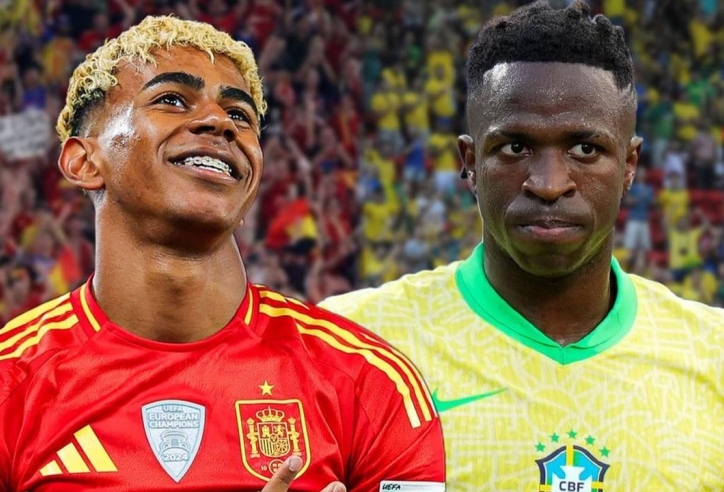 Yamal vượt mặt Vinicius ở tuyển quốc gia dù kém 7 tuổi