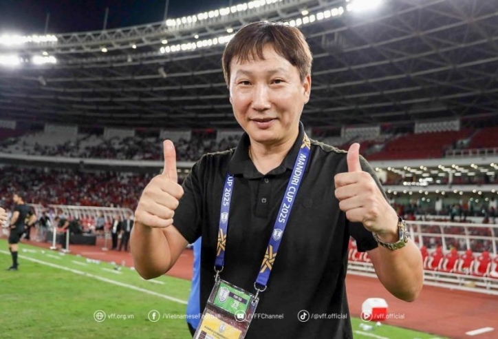 Trực tiếp: HLV Kim Sang Sik phát biểu sau khi giành HCV SEA Games 33