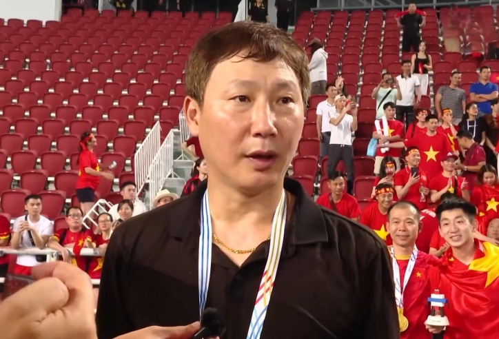 HLV Kim Sang Sik: 'Tôi hạnh phúc vì U22 Việt Nam không bao giờ bỏ cuộc'