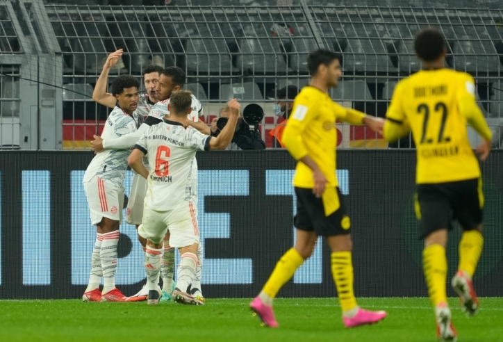 Lewandowski lập cú đúp, Bayern hạ Dortmund để giành danh hiệu đầu tiên