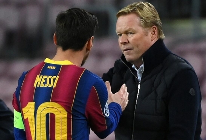 Koeman: 'Barca thi đấu tốt hơn khi không có Messi'