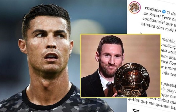 Cristiano Ronaldo: 'Tổng biên tập France Football đã dối trá'