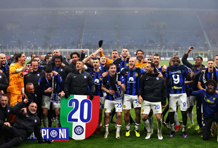 Kịch tính 3 thẻ đỏ, Inter Milan chính thức vô địch Serie A 2023/24