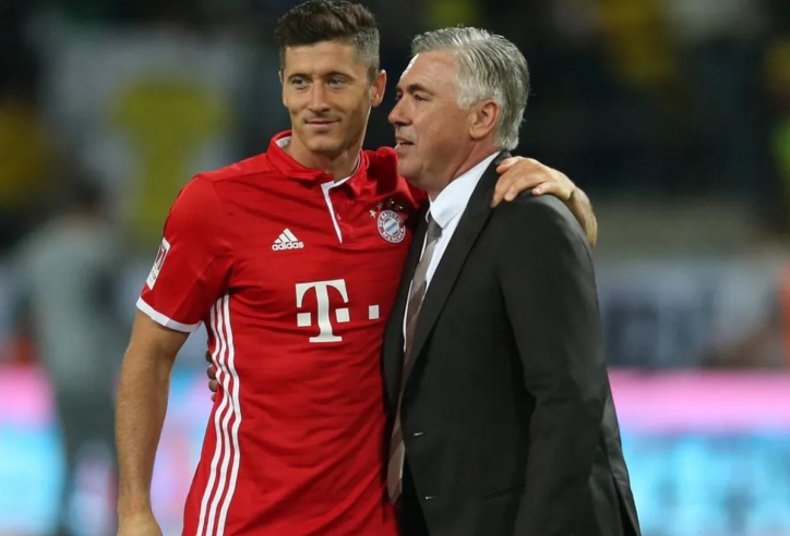 Robert Lewandowski ca ngợi Carlo Ancelotti trước bán kết Cúp C1