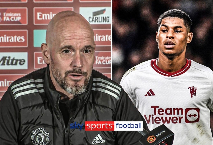 HLV Ten Hag: 'Rashford sẽ ghi nhiều bàn hơn sau khi bị loại khỏi ĐT Anh'