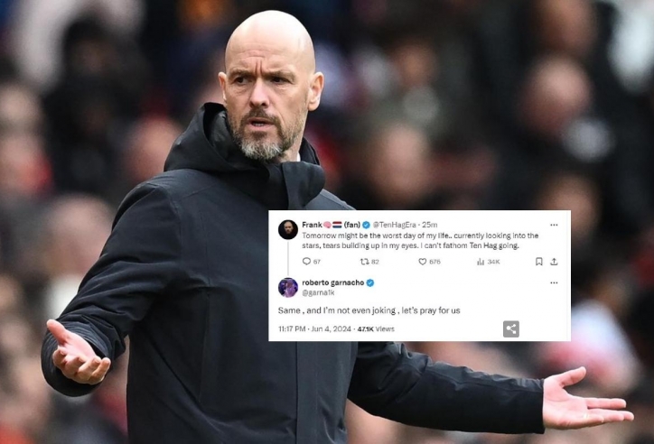 Anh trai Garnacho và CĐM đồng loạt đưa tin MU sa thải Ten Hag