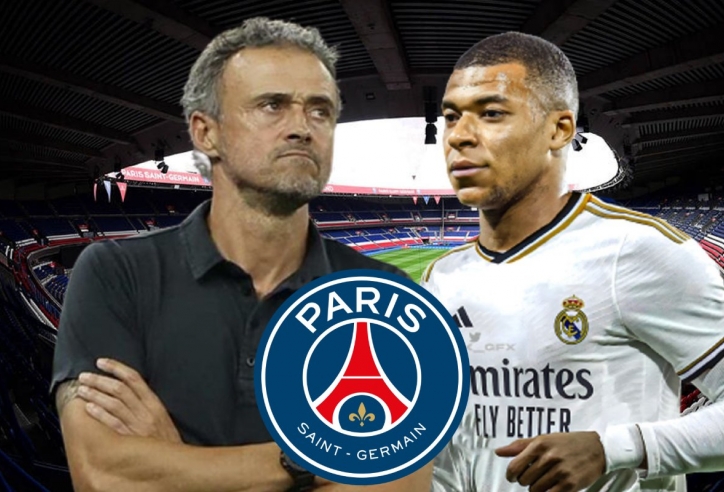 Đến PSG được 1 tháng, HLV Enrique đã tính ra đi vì vụ Mbappe