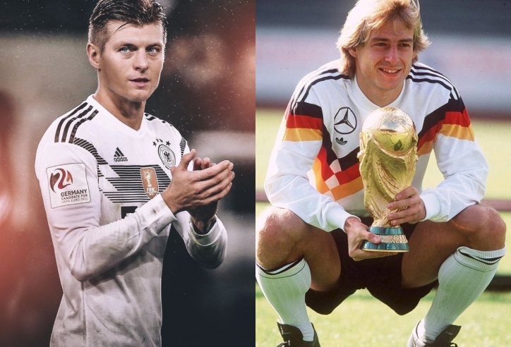 Tái xuất ĐT Đức, Toni Kroos cân bằng thành tích của Jurgen Klinsmann