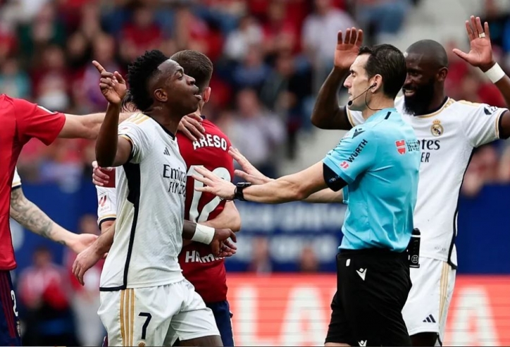 Real Madrid gửi đơn khiếu nại trọng tài vì Vinicius
