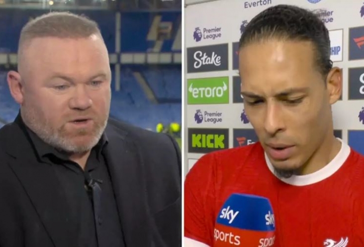 Rooney phê phán Van Dijk khi Liverpool ‘buông cúp’